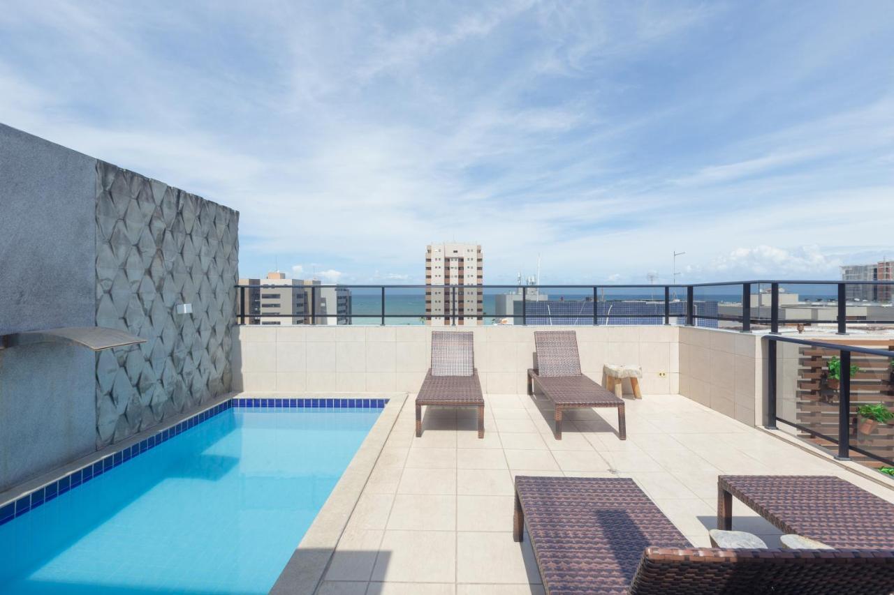 Flat Quarto E Sala C/ Vista Mar Espetacular Διαμέρισμα Maceió Εξωτερικό φωτογραφία